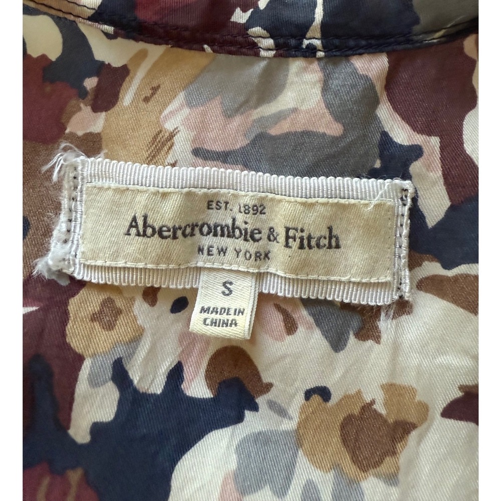 Y2K Abercrombie Floral Pintuck Tank Top Sheer Layering Soft Boho Preppy Vibe S - Picture 7 of 7